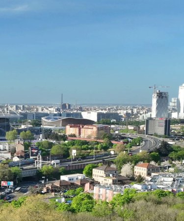 vue aérienne de Saint-Denis